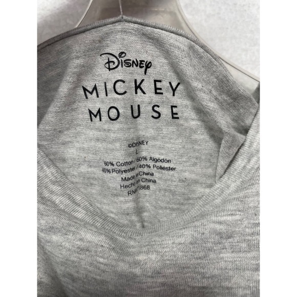 Disney Mickey Mouse Women's size Large Scary Shadow Spooky Halloween Shirt - Picture 5 of 10